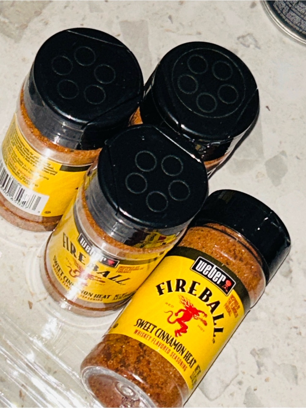 Weber Fireball Sweet Cinnamon Heat Seasoning - SEALED NEW
